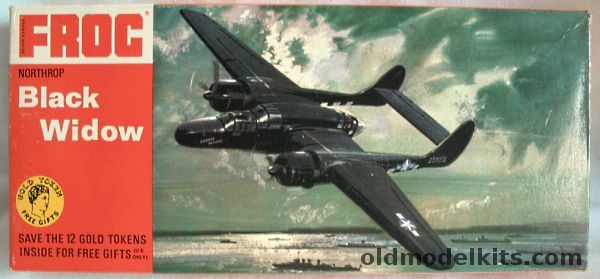 Frog 1/72 Northrop P-61 Black Widow 'Double Trouble' - Orange Series, F170 plastic model kit